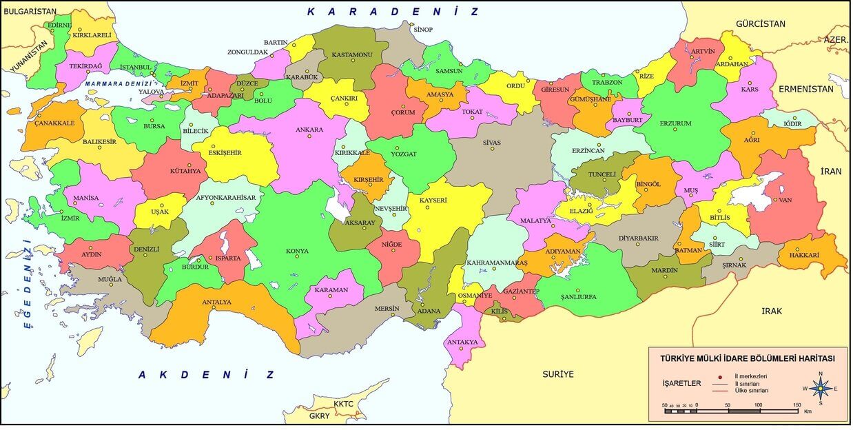 ürkiye İller Haritası