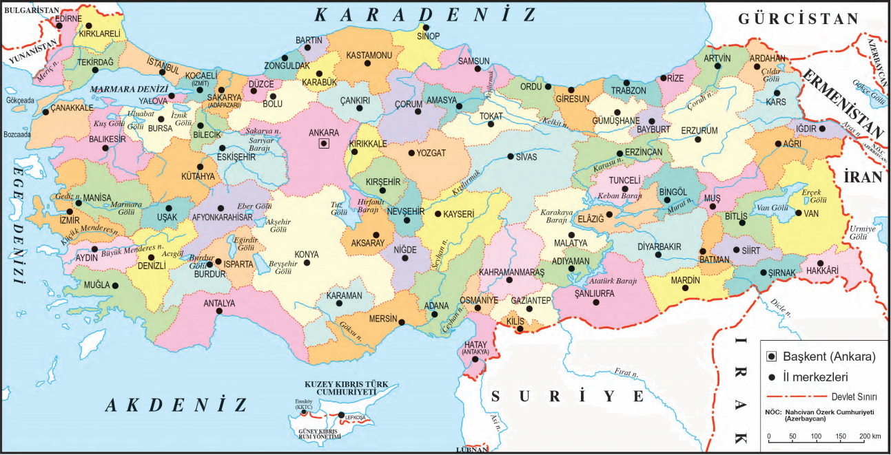 Türkiye Siyasi Haritası